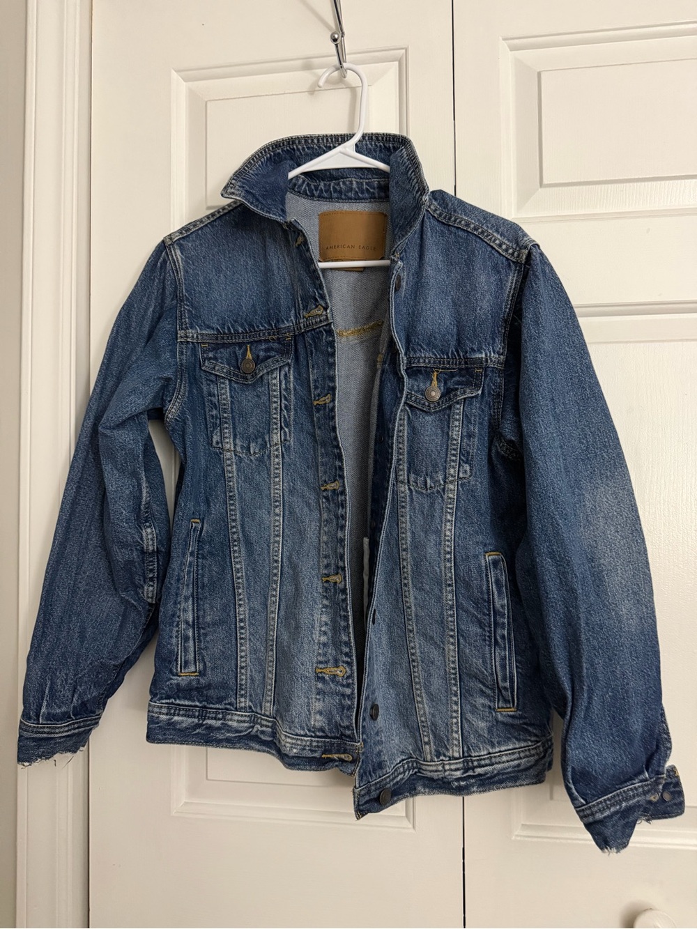 American Eagle Outfitters Blue Denim Jean Jacket